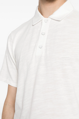 Rag & Bone Men's Classic Flame Polo - White