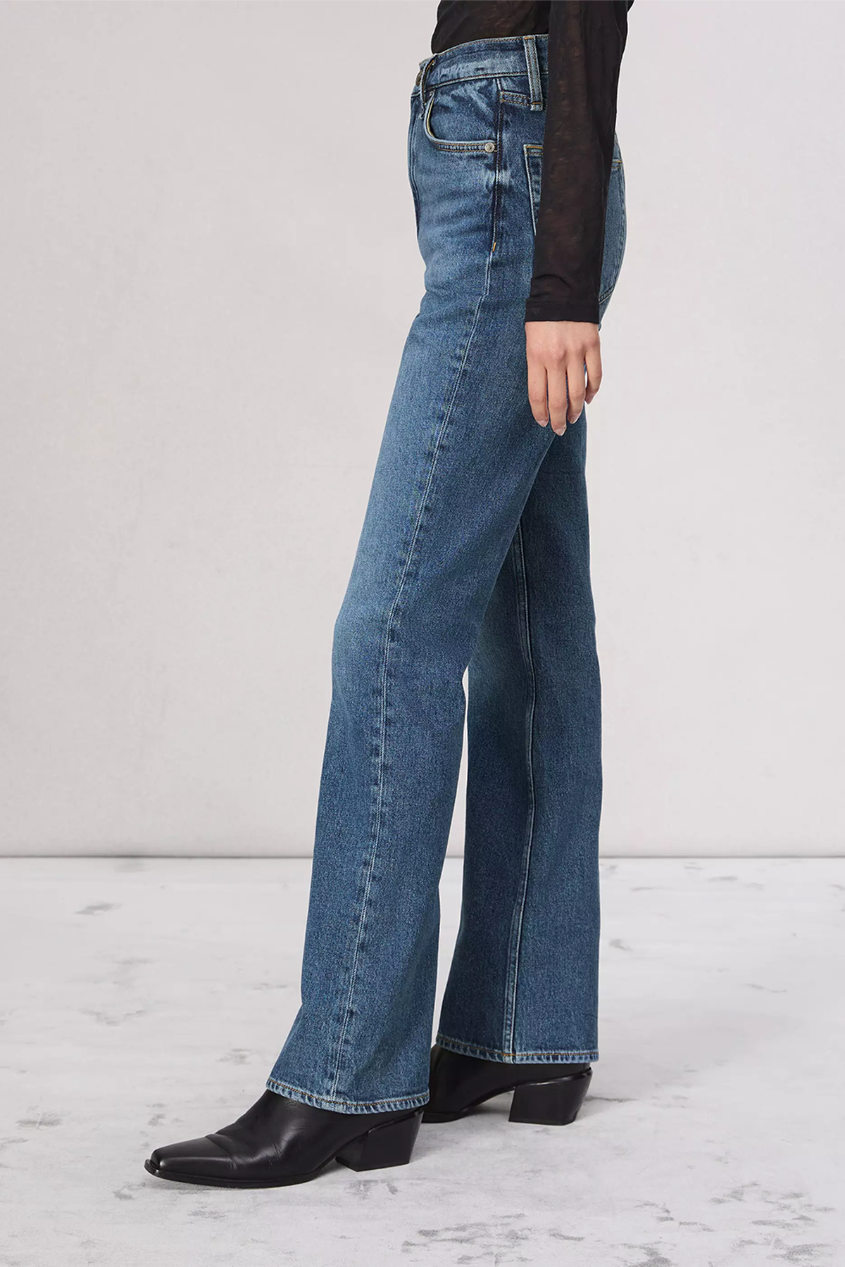 Rag & Bone Peyton High-Rise Full Length Bootcut Jean - Allie