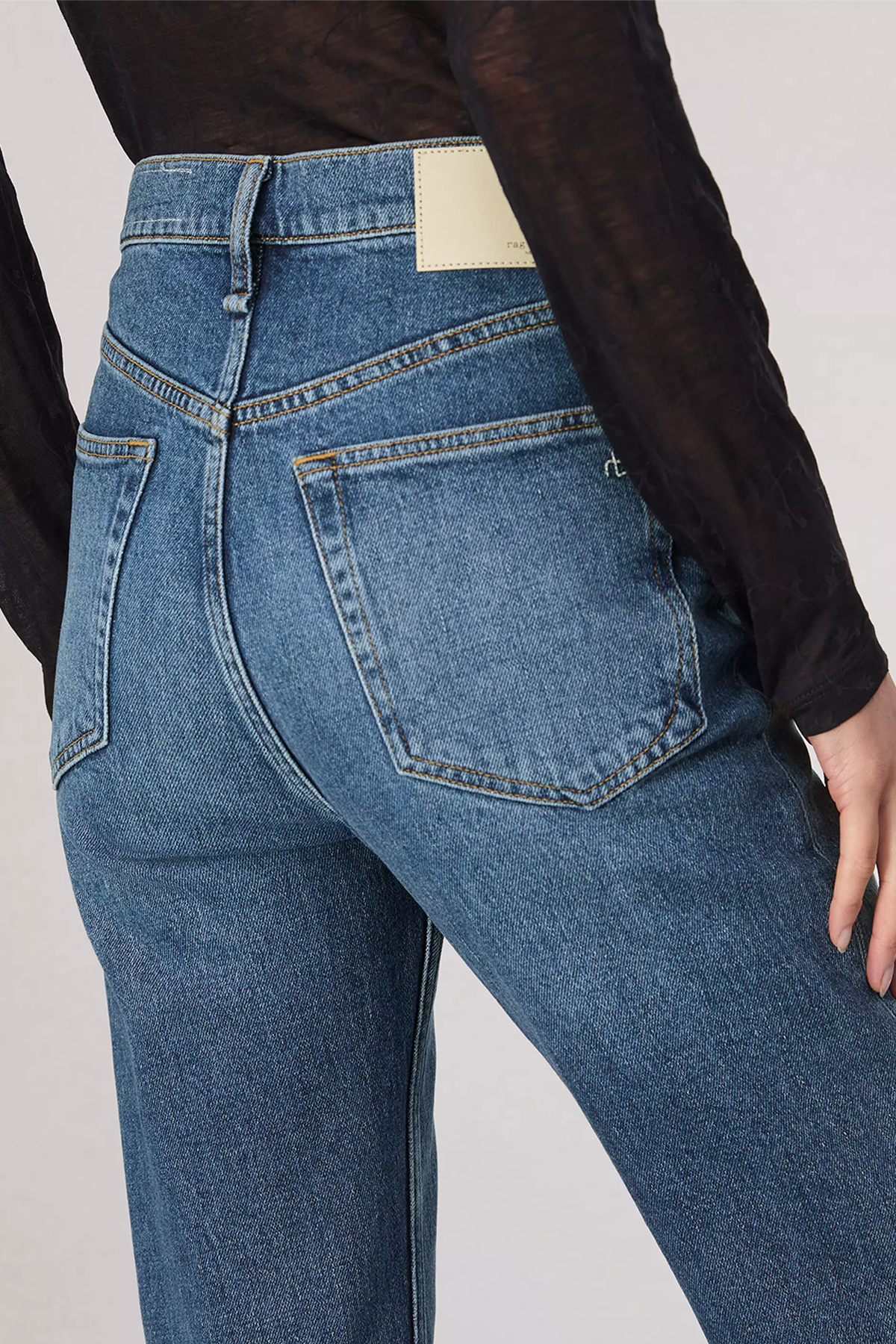 Rag & Bone Peyton High-Rise Full Length Bootcut Jean - Allie