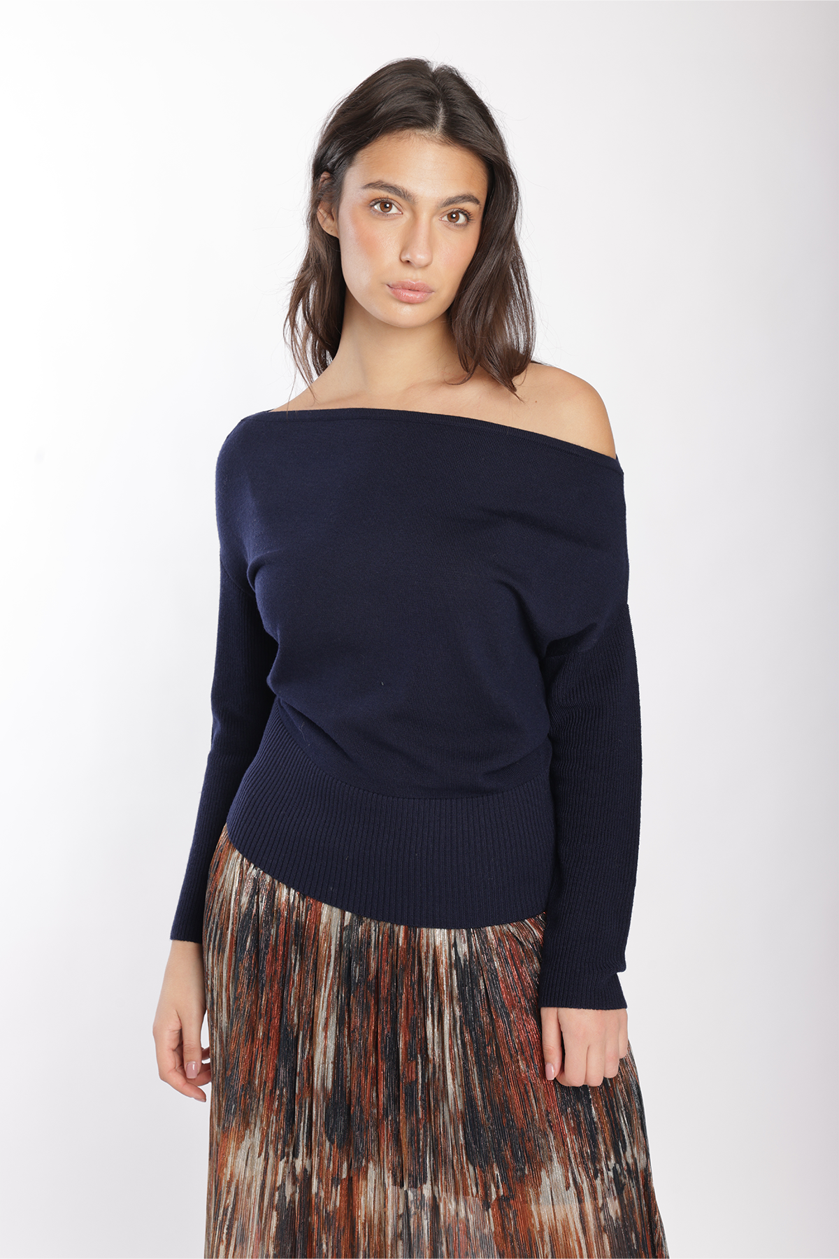 Ramy Brook Chance Sweater - Navy