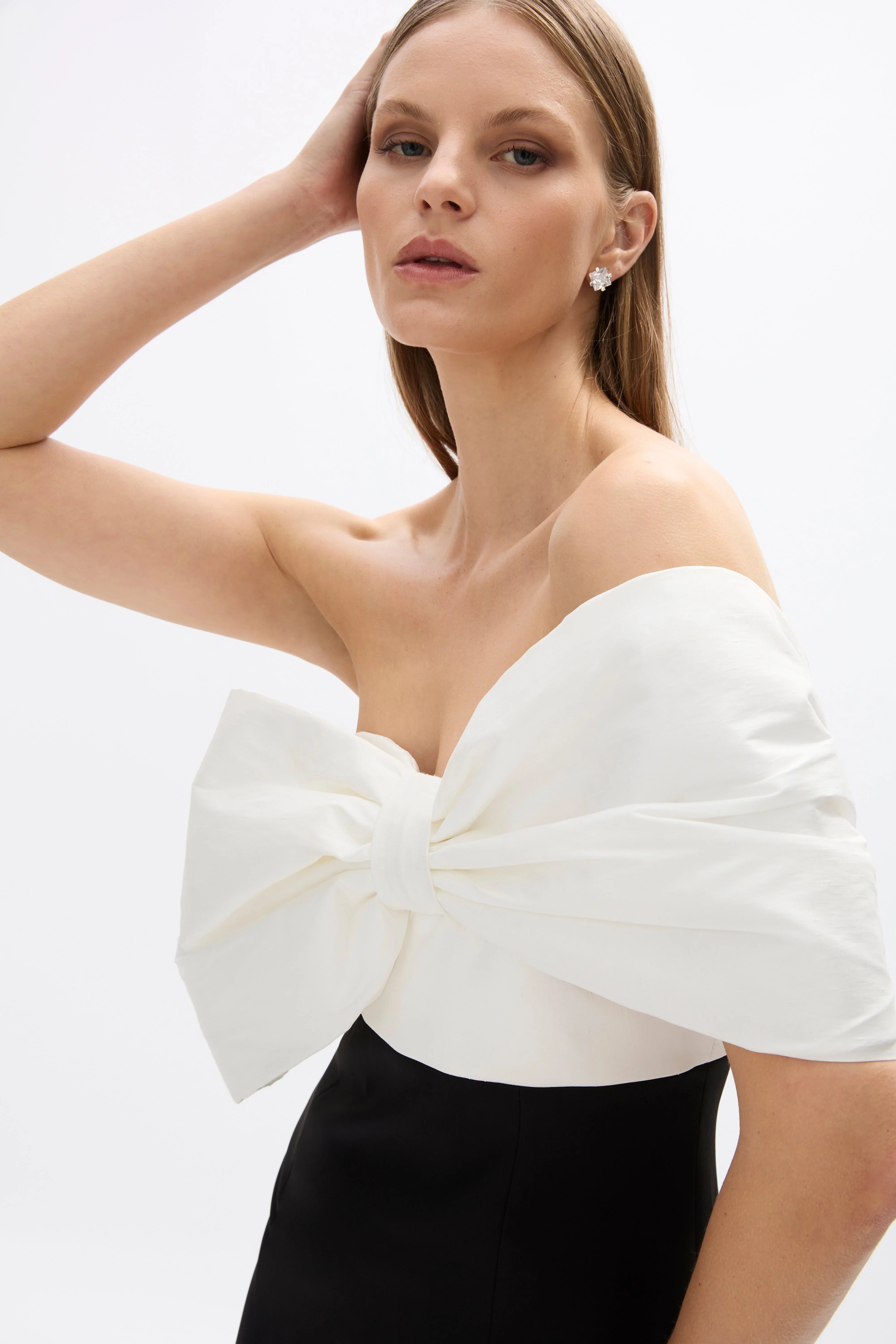 Rachel Gilbert Kace Mini Dress - Black / Ivory