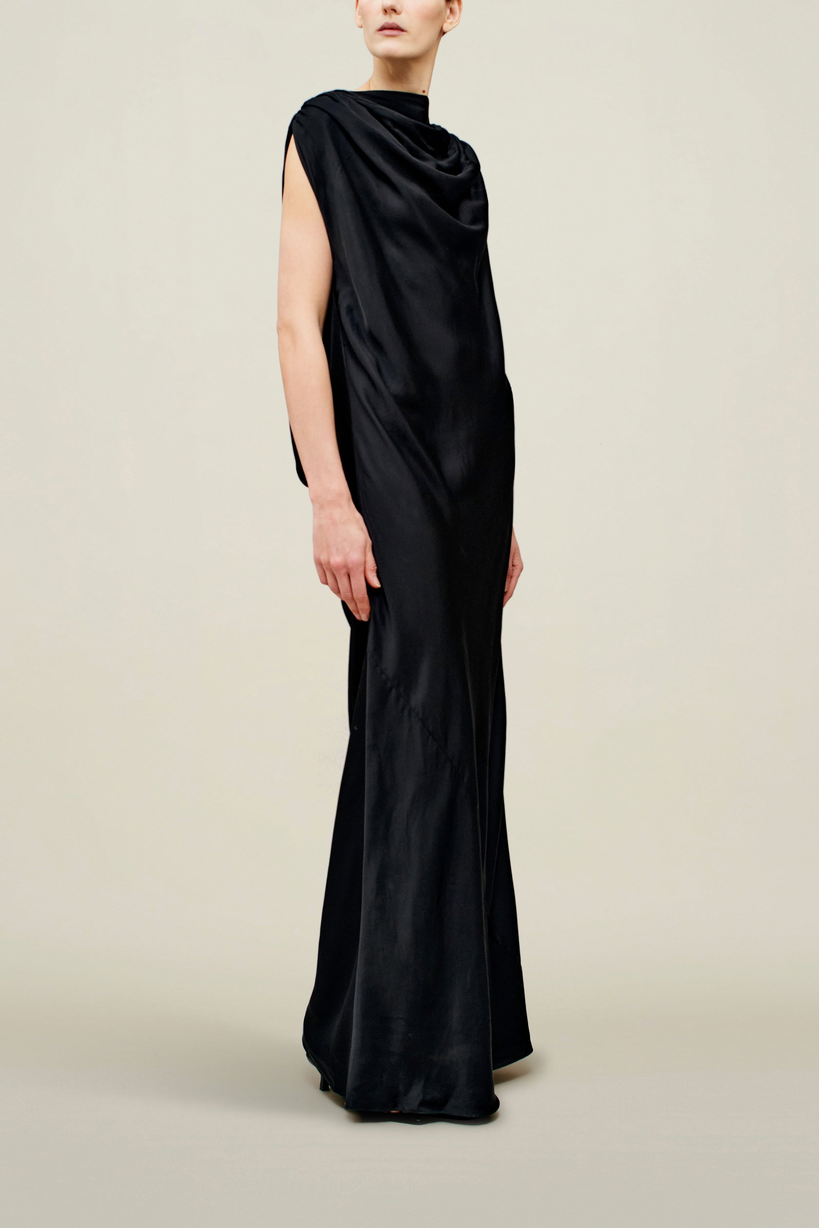 Kallmeyer Toma Draped Gown - Black