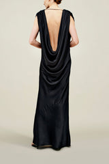Kallmeyer Toma Draped Gown - Black
