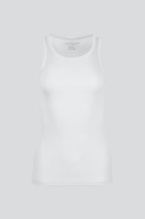 Majestic Filatures Lyocell Cotton Baby Rib Tank - Blanc