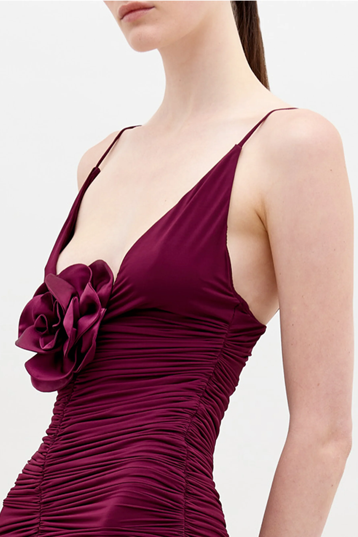 Silvia Tcherassi Sana Dress - Burgundy