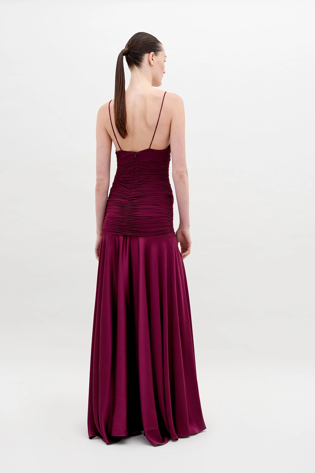 Silvia Tcherassi Sana Dress - Burgundy
