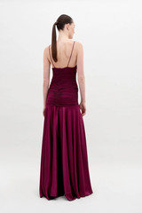 Silvia Tcherassi Sana Dress - Burgundy