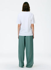 Tibi Tshirt Program Mock Neck Unisex T - White