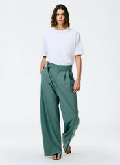 Tibi Tshirt Program Mock Neck Unisex T - White