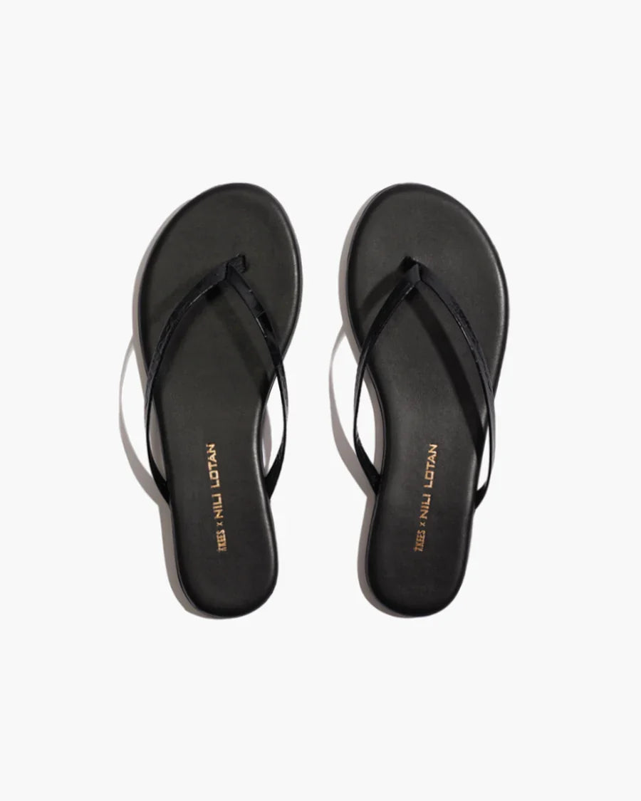 Tkees X Nili Lotan - Croc Black