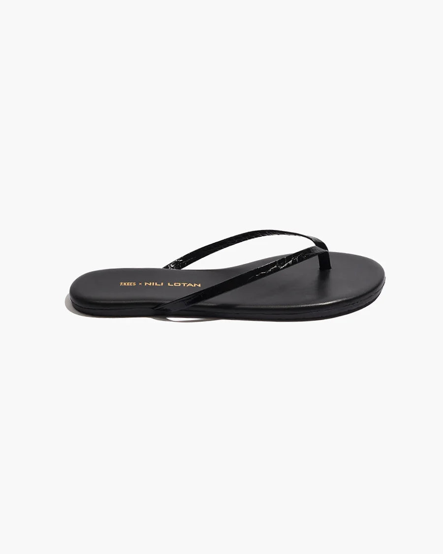 Tkees X Nili Lotan - Croc Black