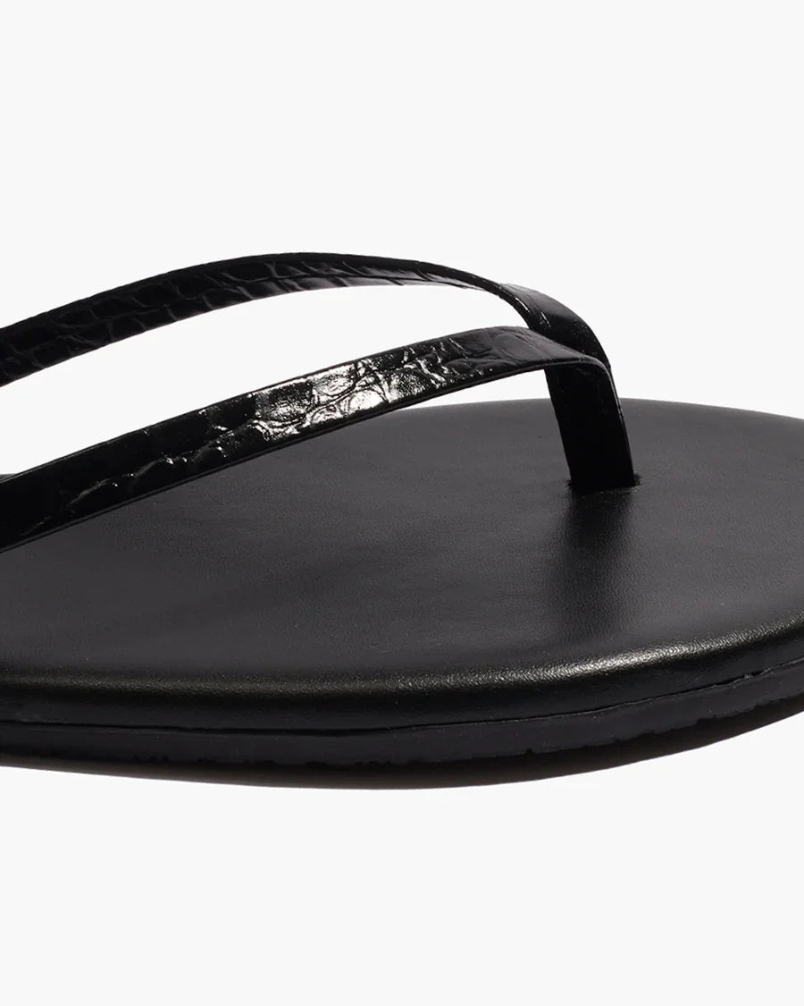 Tkees X Nili Lotan - Croc Black