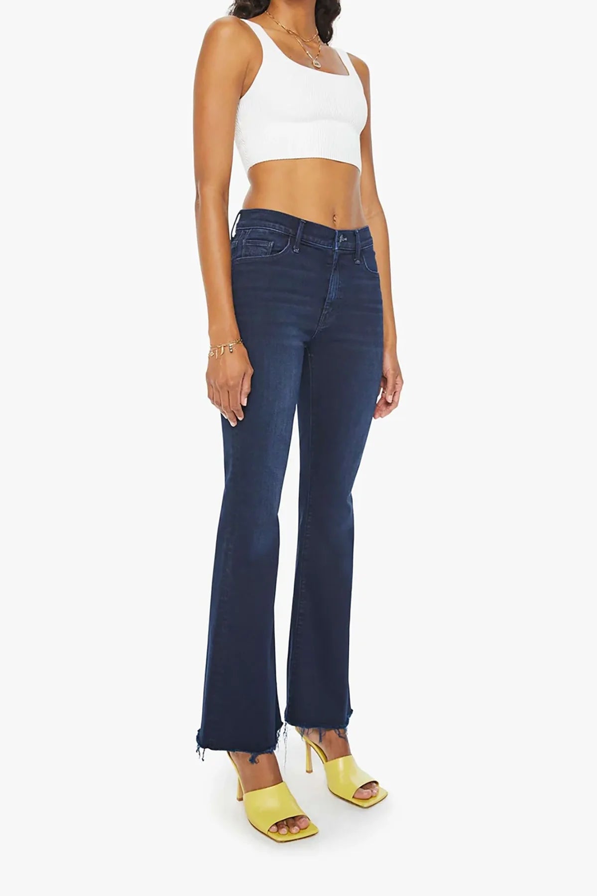 MOTHER The Weekender Fray Jeans - Chip On My Shoulder