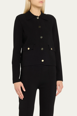 Veronica Beard Katia Knit Jacket - Black