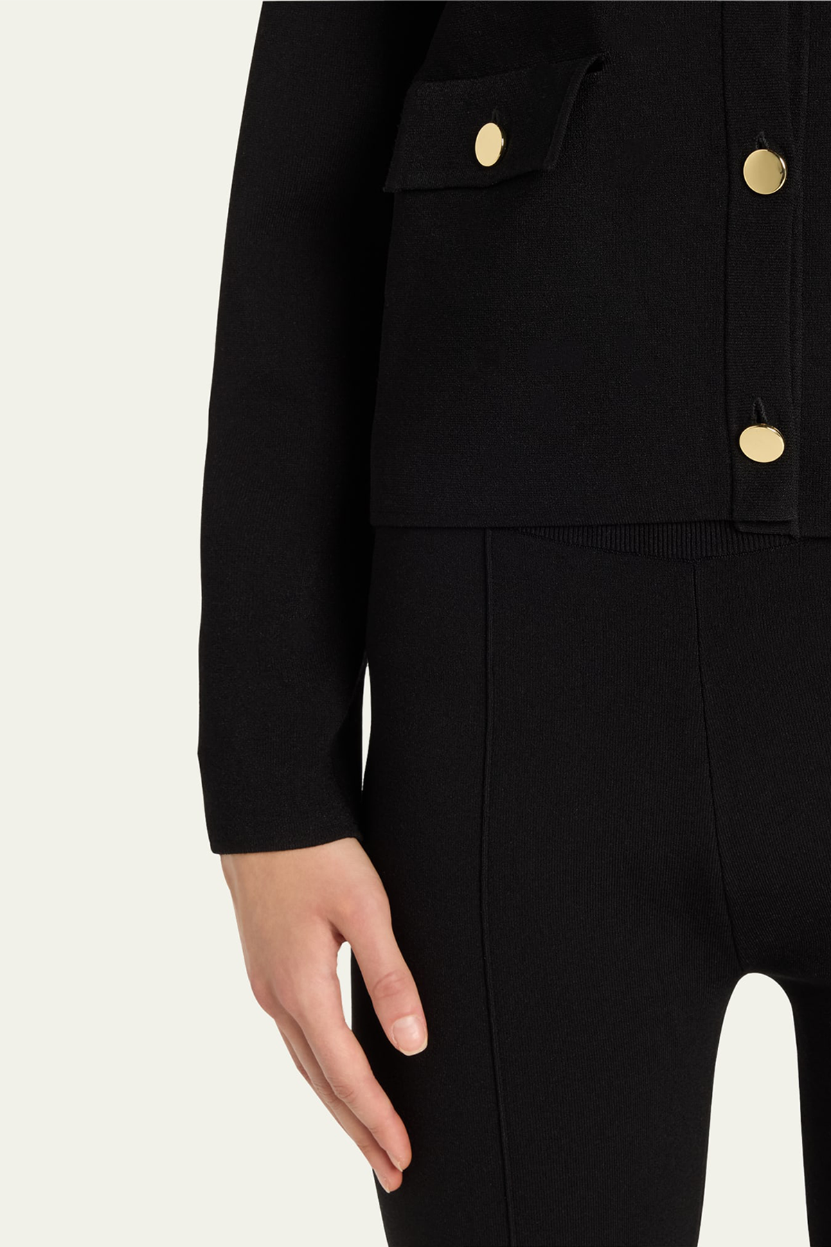 Veronica Beard Katia Knit Jacket - Black
