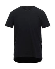 Majestic Filatures Men's Cotton Stretch S/S Crewneck - Noir
