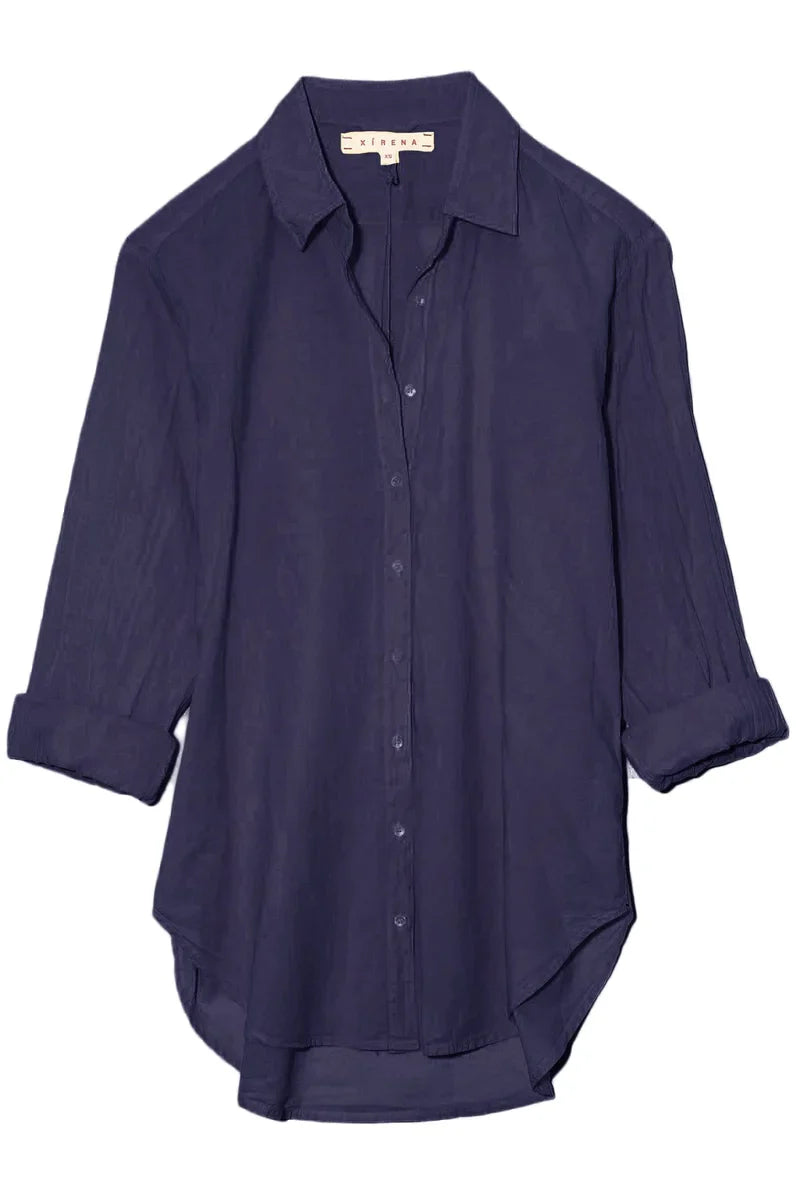 Xirena Beau Shirt - Navy