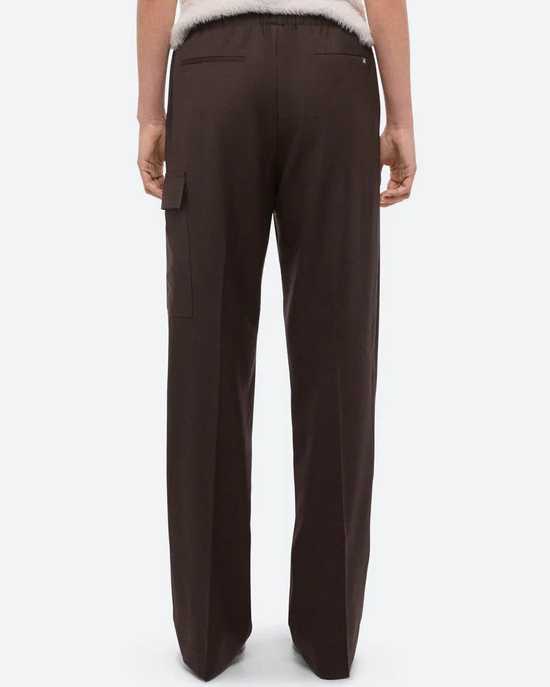 Helmut Lang Relaxed Cargo Trousers - Dark Chocolate