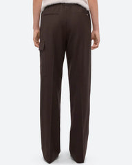 Helmut Lang Relaxed Cargo Trousers - Dark Chocolate