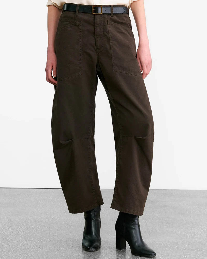Nili Lotan Shon Pant - Chocolate Brown
