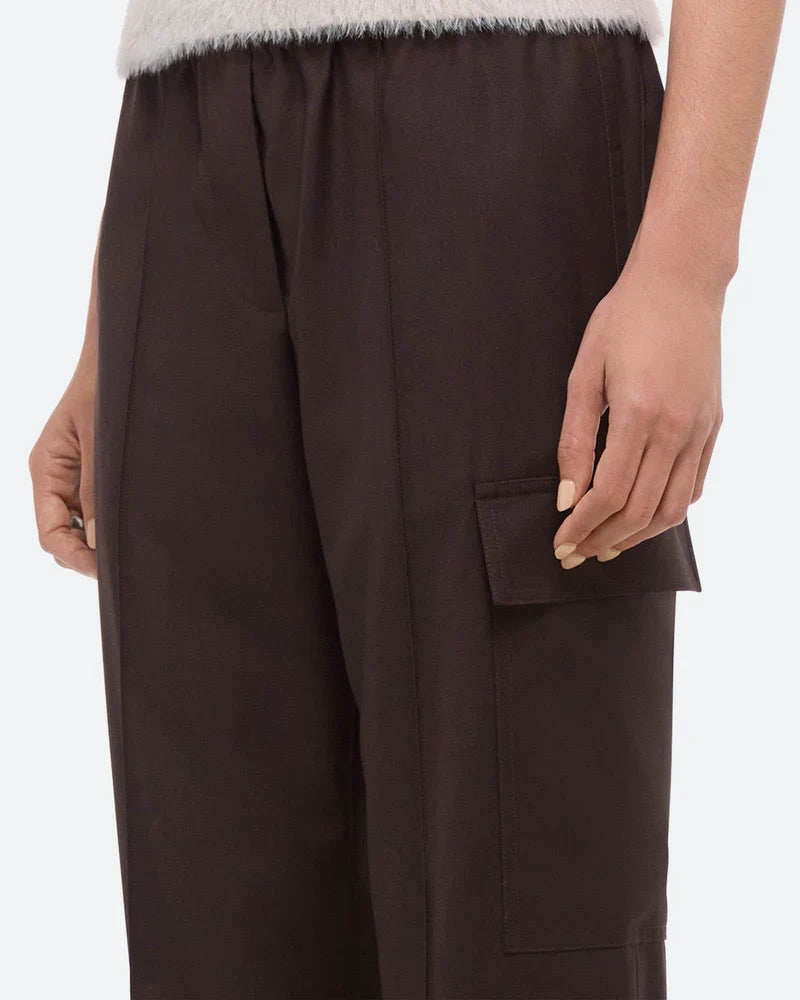 Helmut Lang Relaxed Cargo Trousers - Dark Chocolate