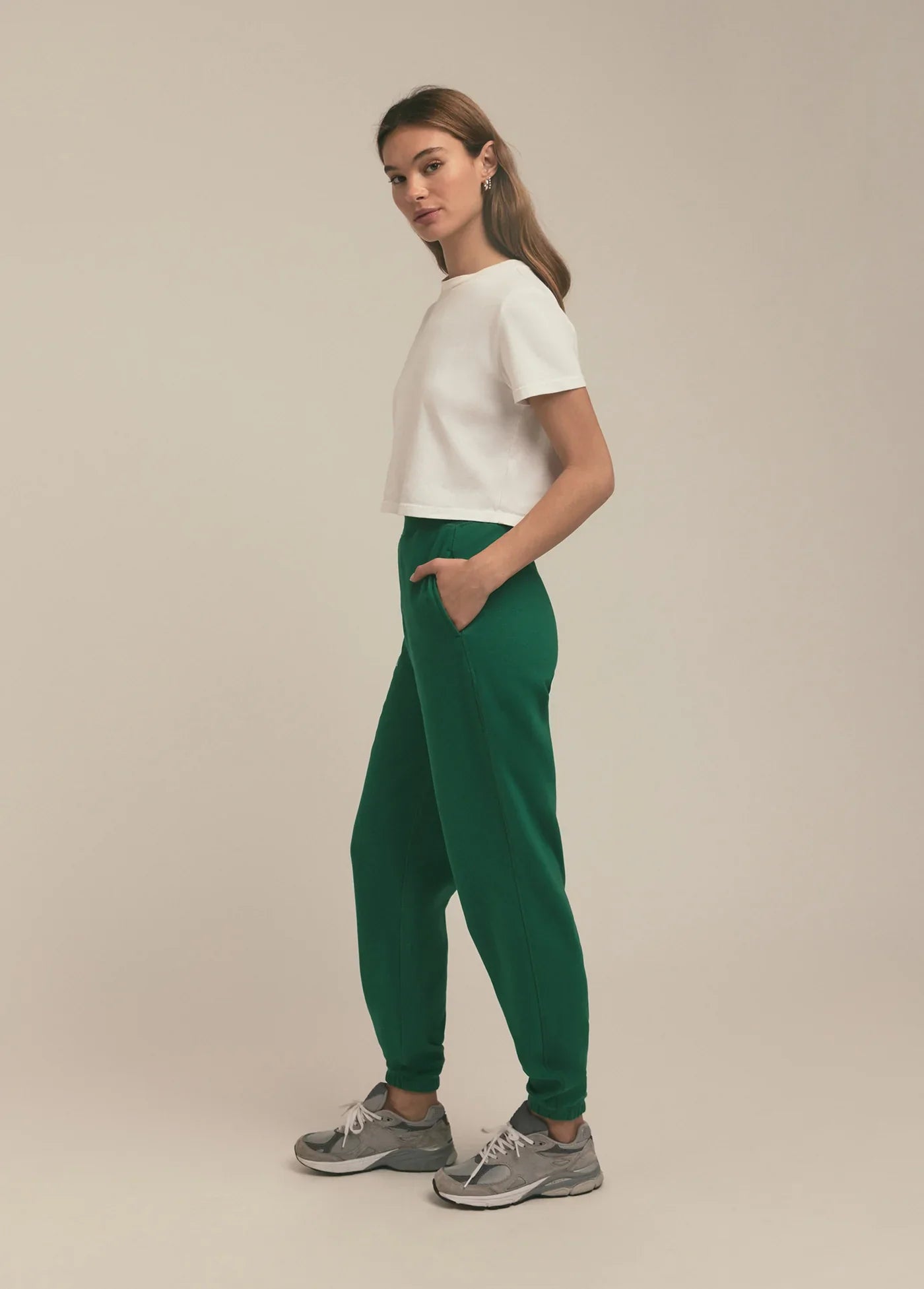Favorite Daughter The Collegiate Jogger - Emerald