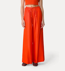 Forte Forte Habotai Silk Drawstring Pants - Papavero