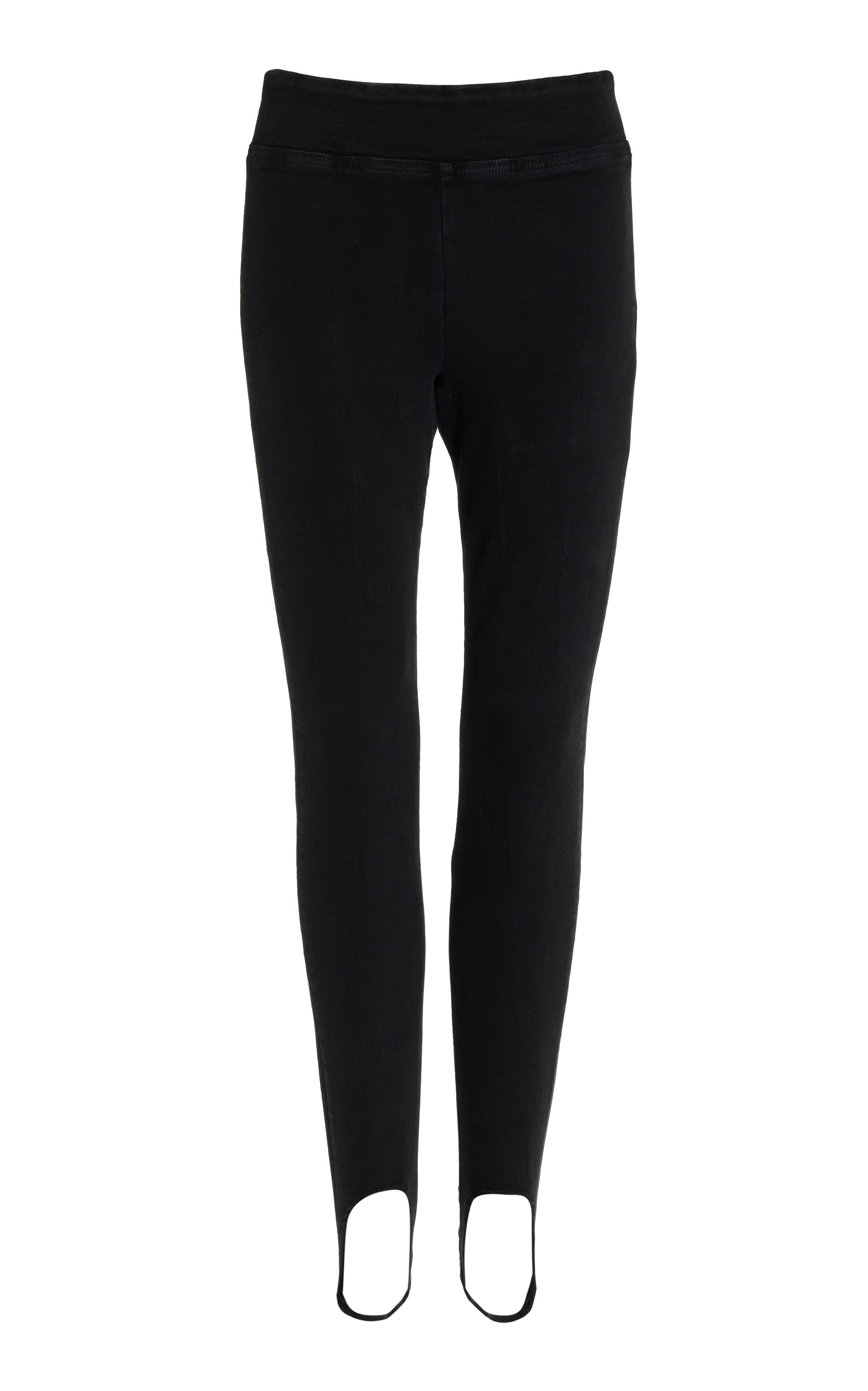 Frame The Jetset Stirrup Jeans - Sheen Noir