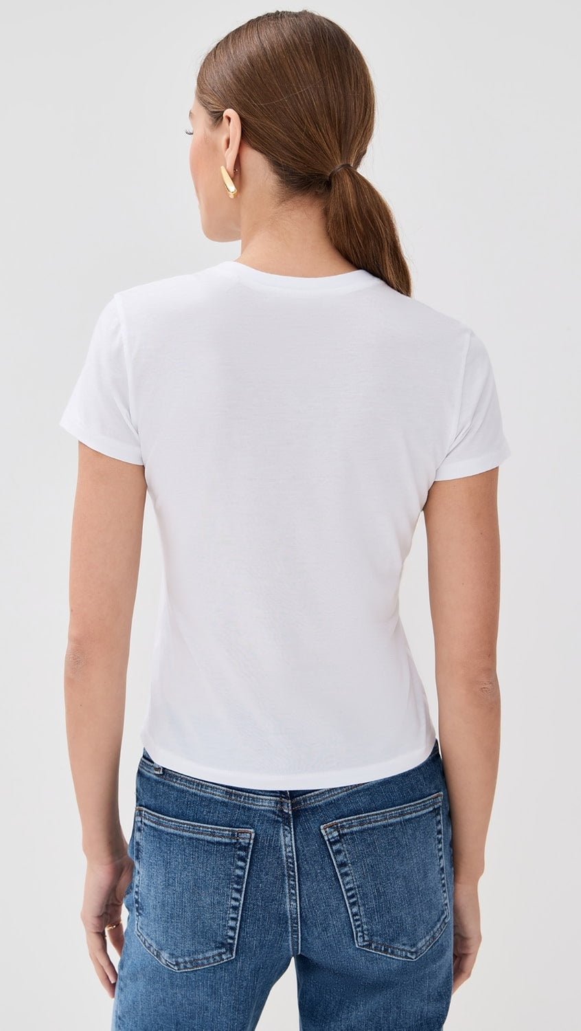 Frame The Baby Tee - White