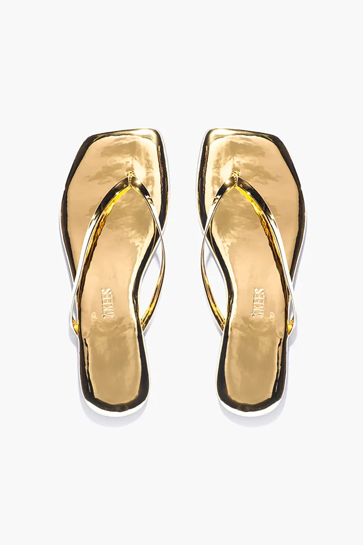 Tkees Square Toe Lily Mirror - Gold