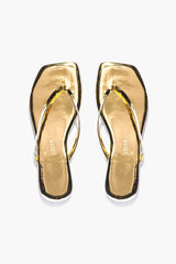 Tkees Square Toe Lily Mirror - Gold