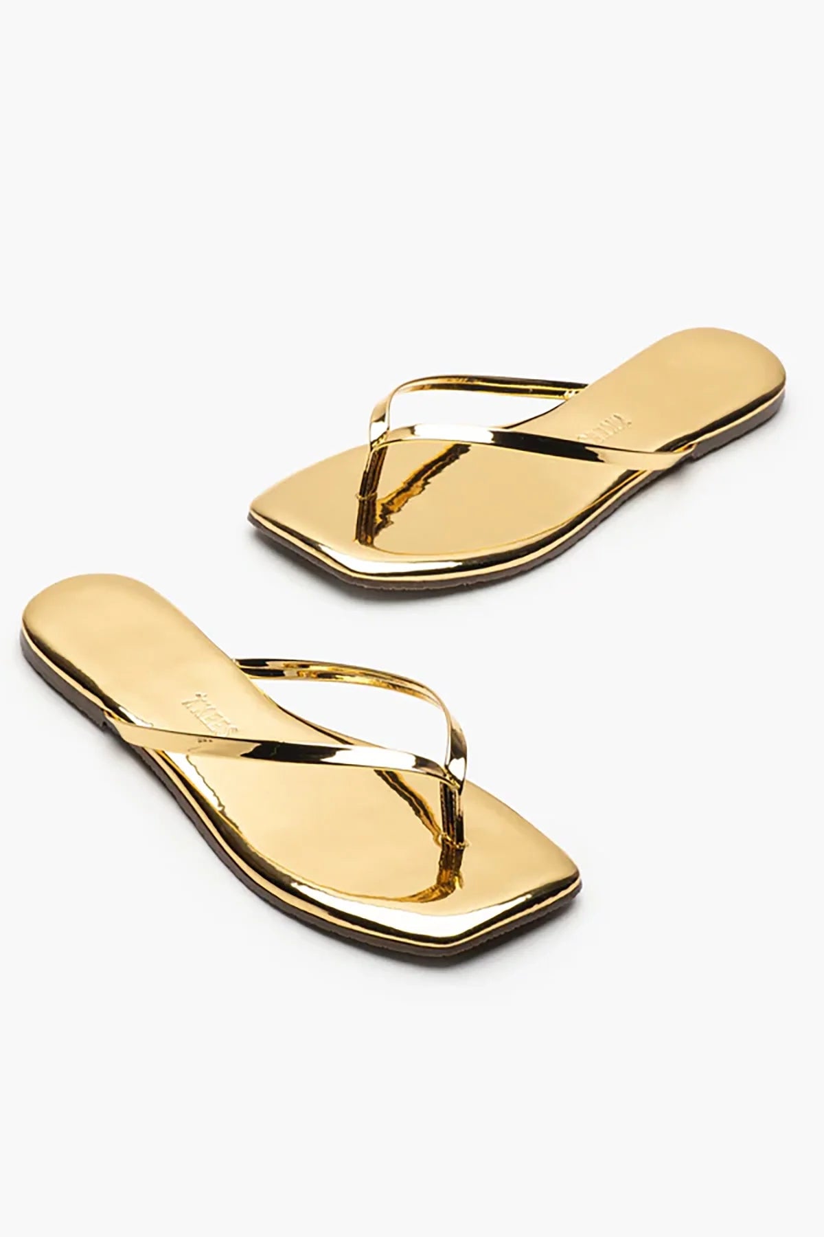 Tkees Square Toe Lily Mirror - Gold