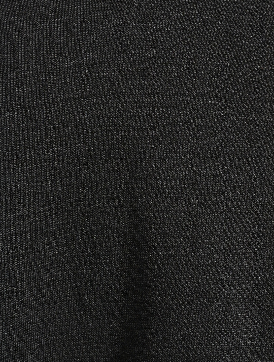 Majestic Filatures Stretch Linen S/S V-Neck - Noir