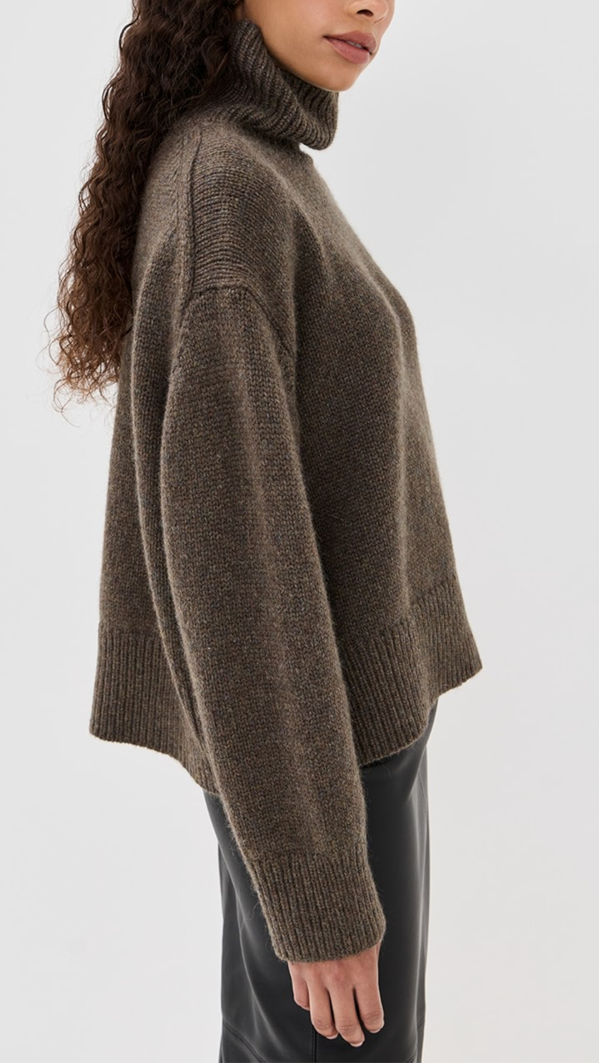 Nili Lotan Tabitha Sweater - Redwood Melange