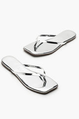 Tkees Square Toe Lily Mirror - Chrome