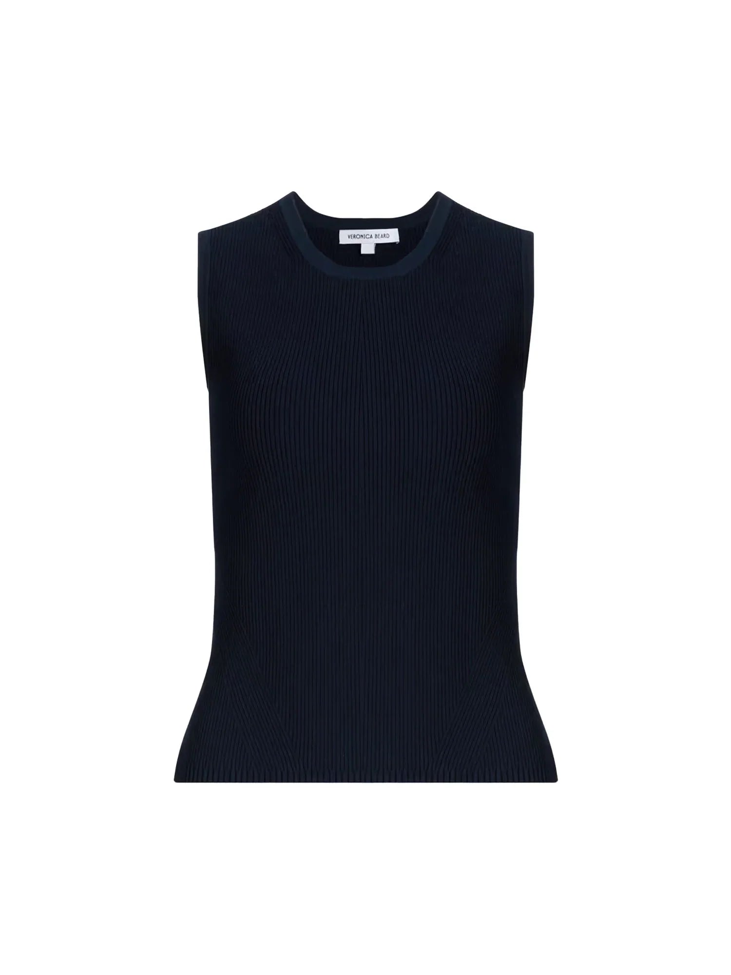 Veronica Beard Crewneck Sid Sleeveless Pullover - Navy