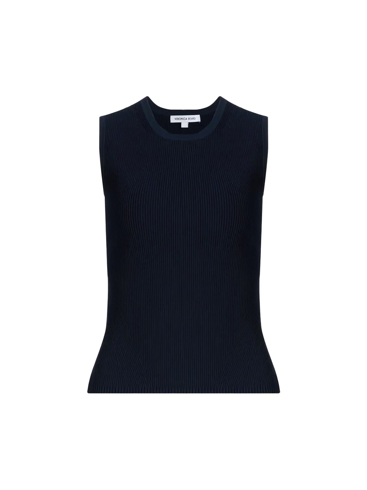 Veronica Beard Crewneck Sid Sleeveless Pullover - Navy